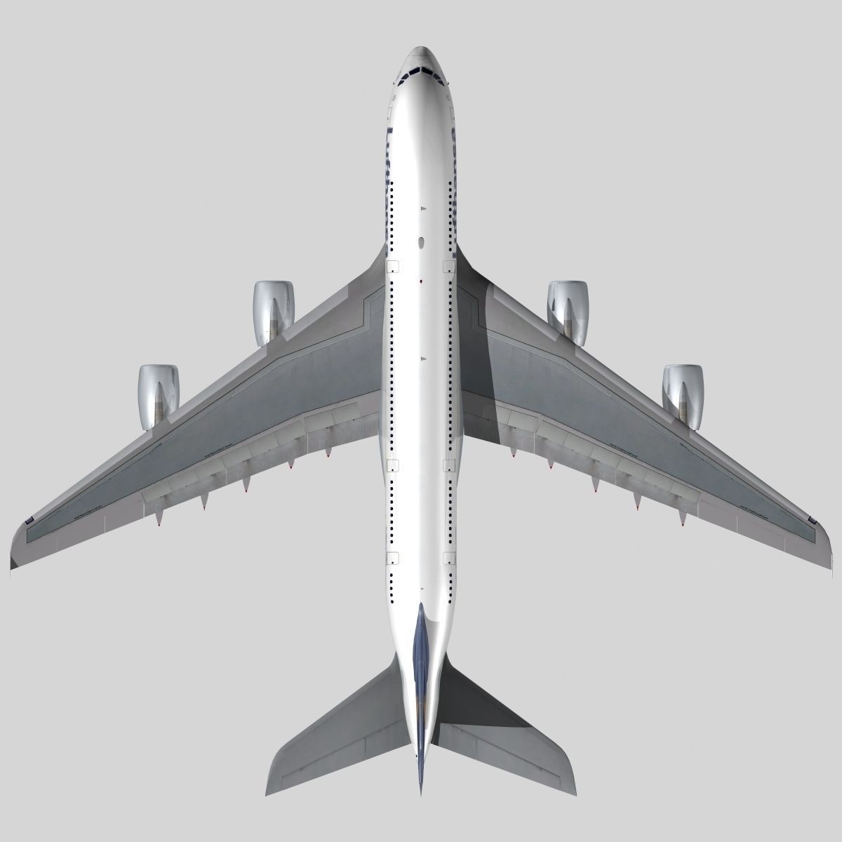 Airbus A-380 Lufthansa 3D model_4