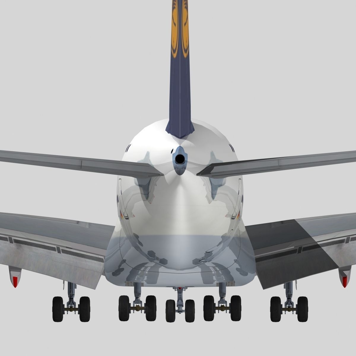 Airbus A-380 Lufthansa 3D model_7
