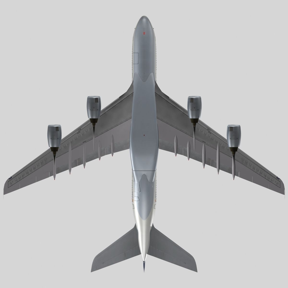 Airbus A-380 Lufthansa 3D model_5