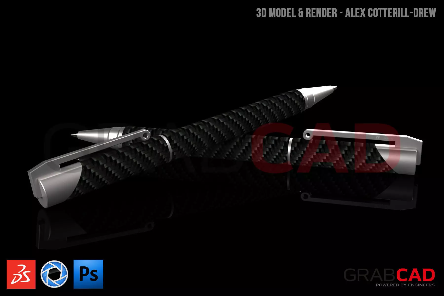 Tombow Zoom 101 Ballpoint Twist Pen Free 3D model_0