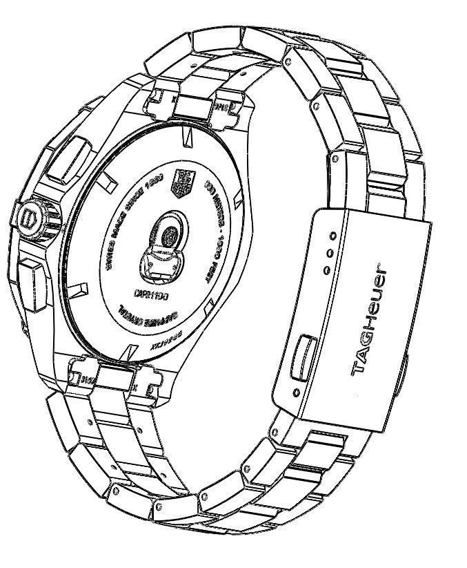 Tag Heuer Aquaracer Watch CAP2110BA0833 Free 3D model_5