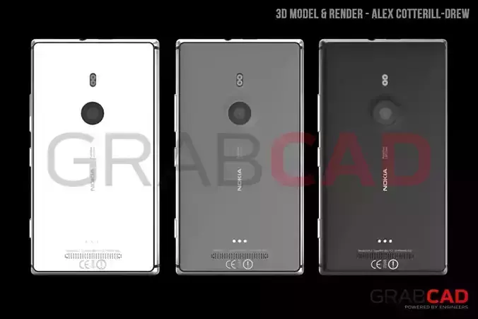 Nokia Lumia 925 - White Back