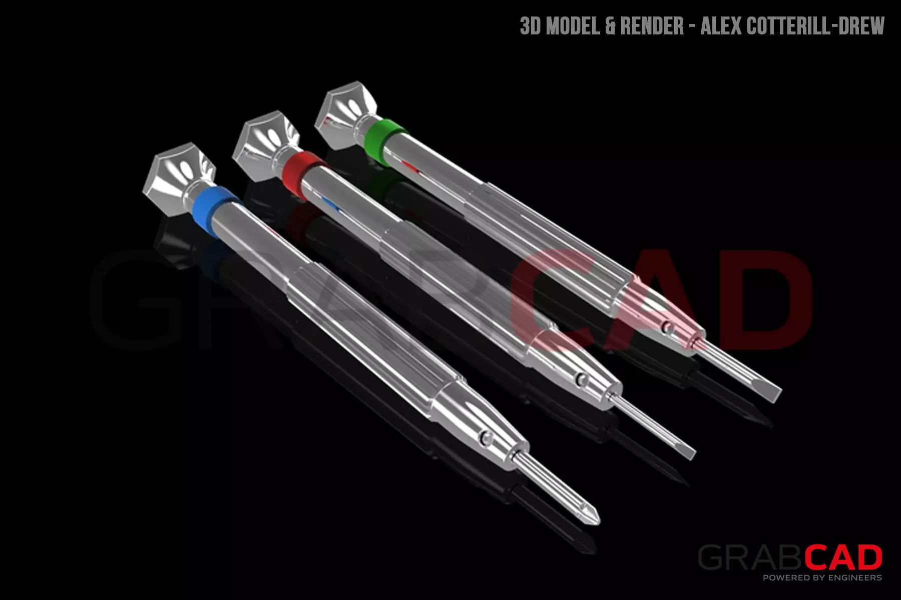 Watch Jewelry Screwdrivers Free 3D model