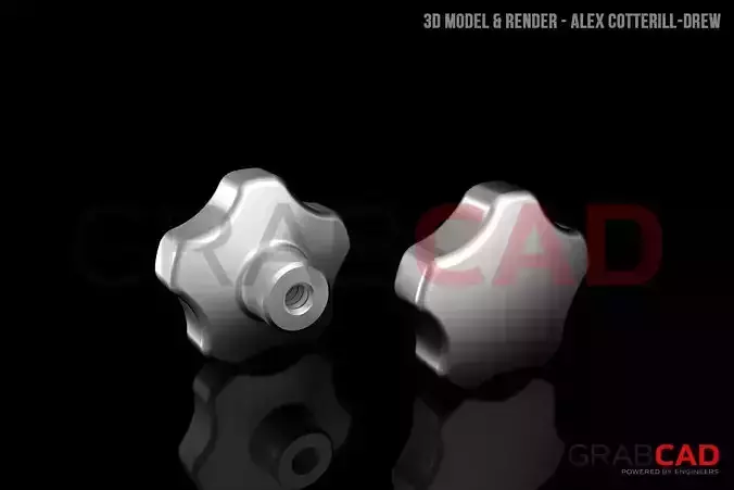 Small Aluminium Knob