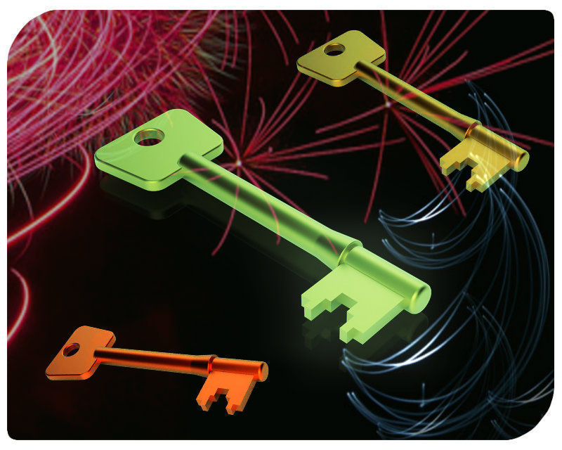 5 Lever Mortice Lock Key Free 3D model_2