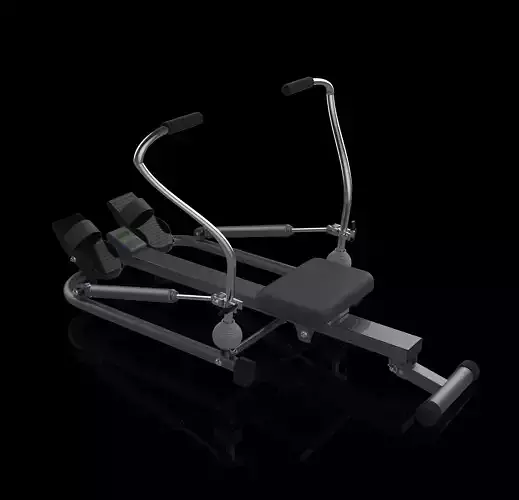 Dual Sculling rowing Machine Free 3D model