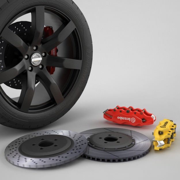 Wheel Nissan Juke R 3D model_3