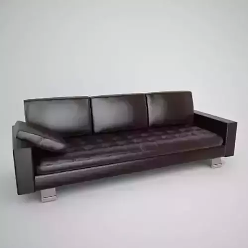 Brown Leather Sofa