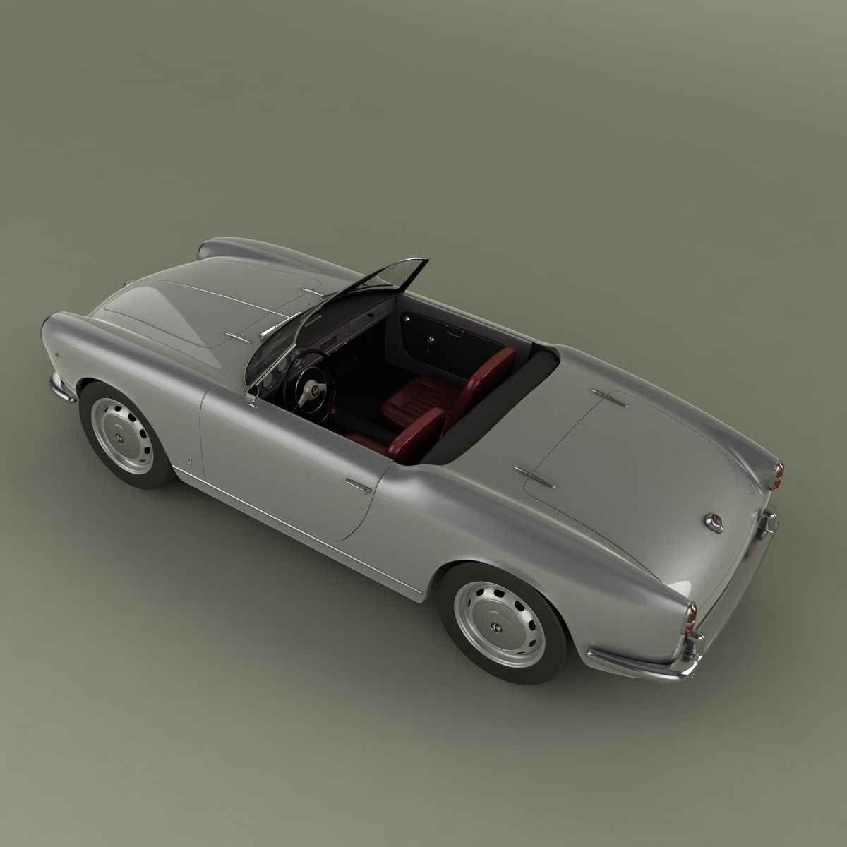 Alfa Romeo Giulietta Spider 3D model_6