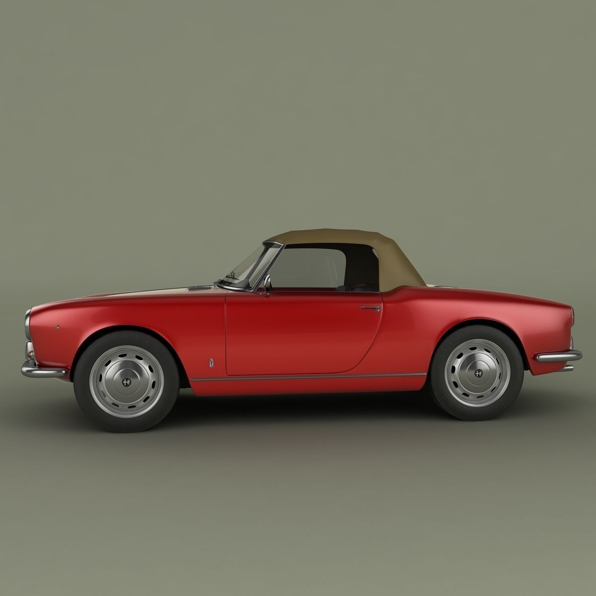 Alfa Romeo Giulietta Spider 3D model_13