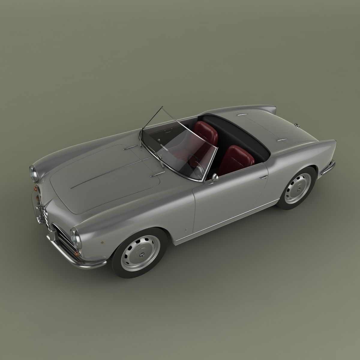 Alfa Romeo Giulietta Spider 3D model_8