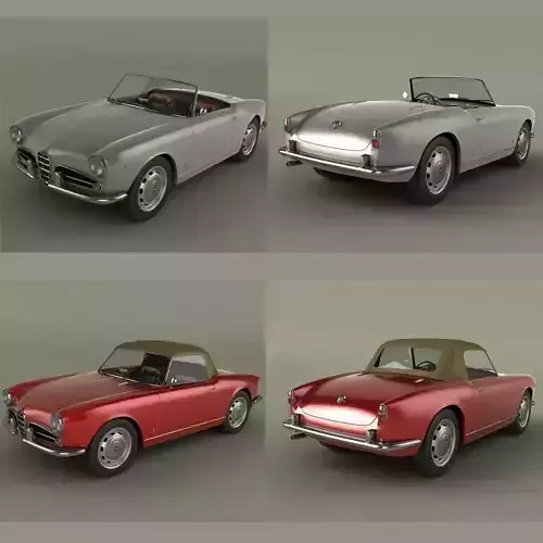 Alfa Romeo Giulietta Spider 3D model