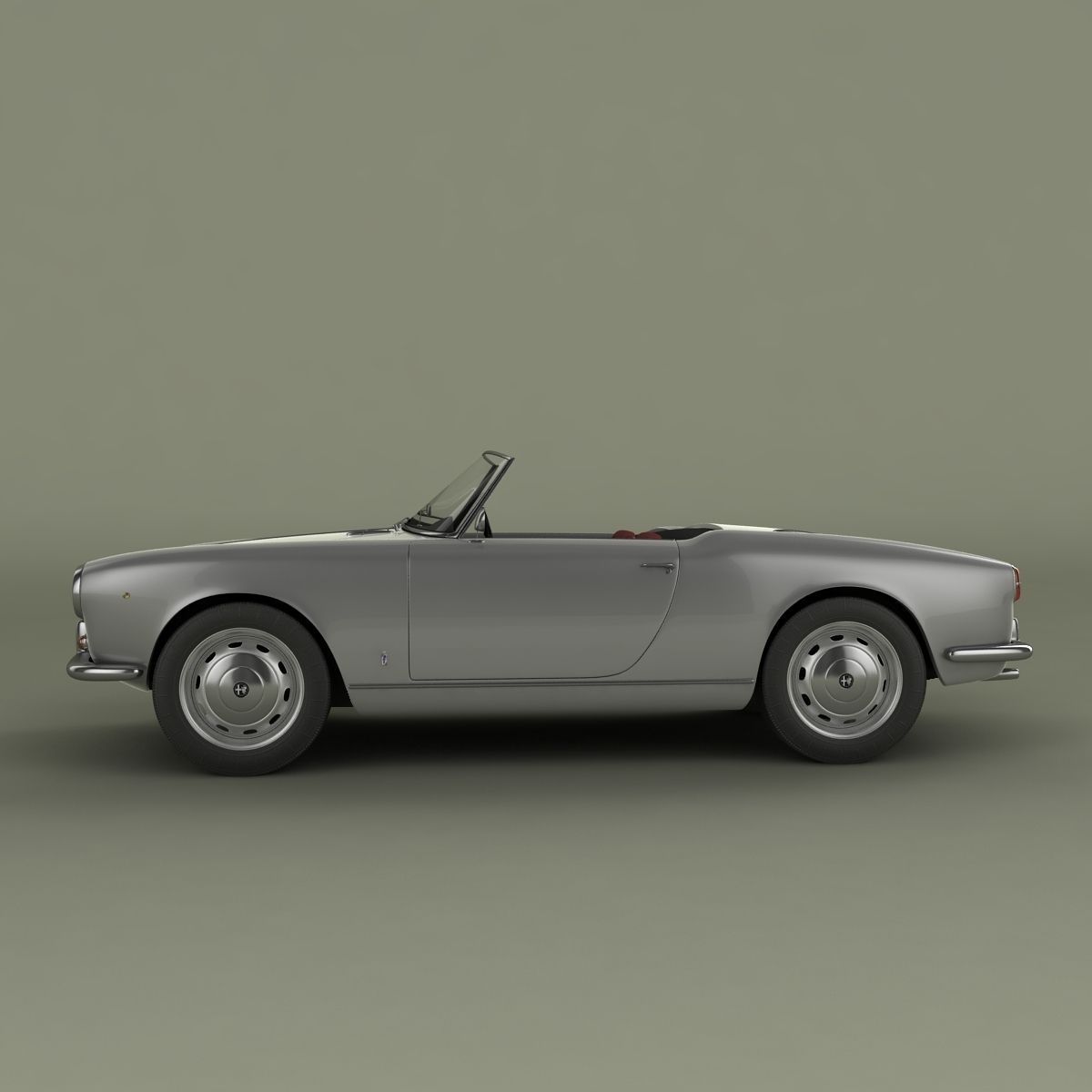 Alfa Romeo Giulietta Spider 3D model_1