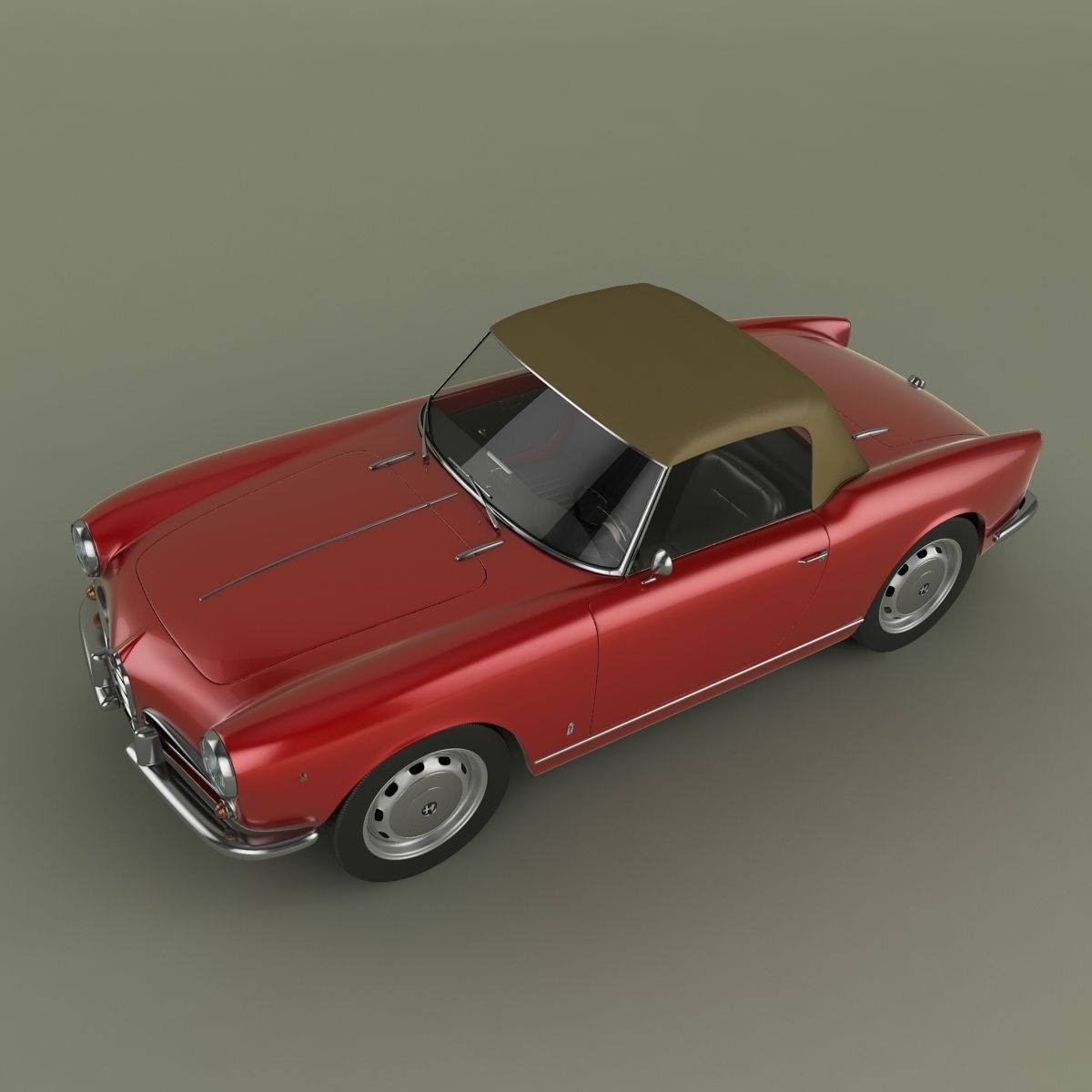 Alfa Romeo Giulietta Spider 3D model_17