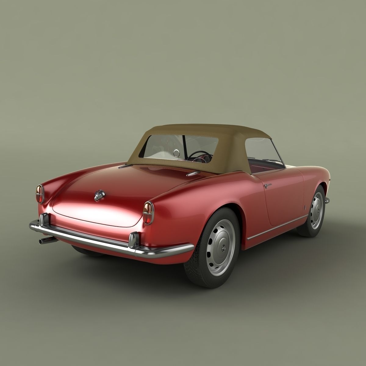 Alfa Romeo Giulietta Spider 3D model_14