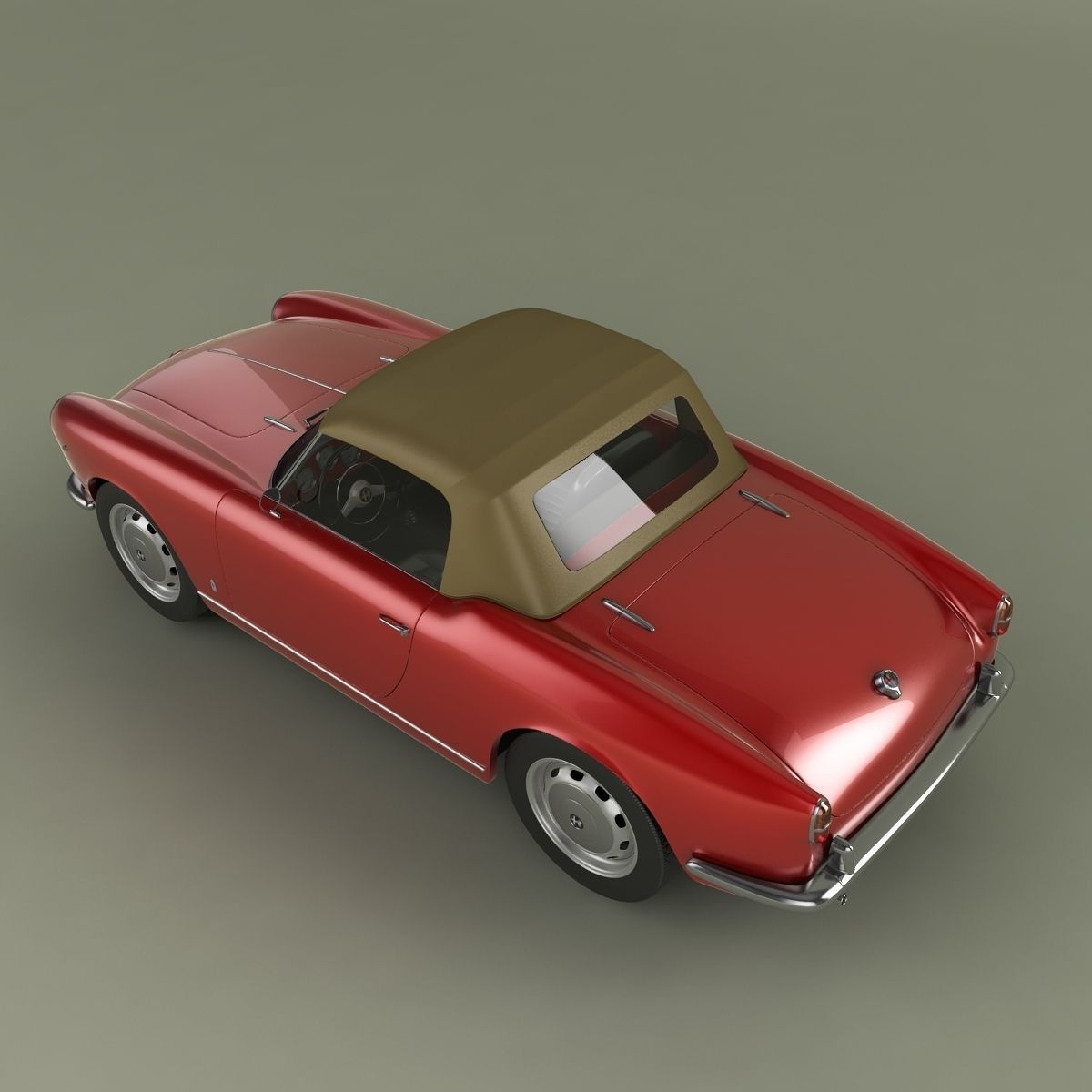 Alfa Romeo Giulietta Spider 3D model_19
