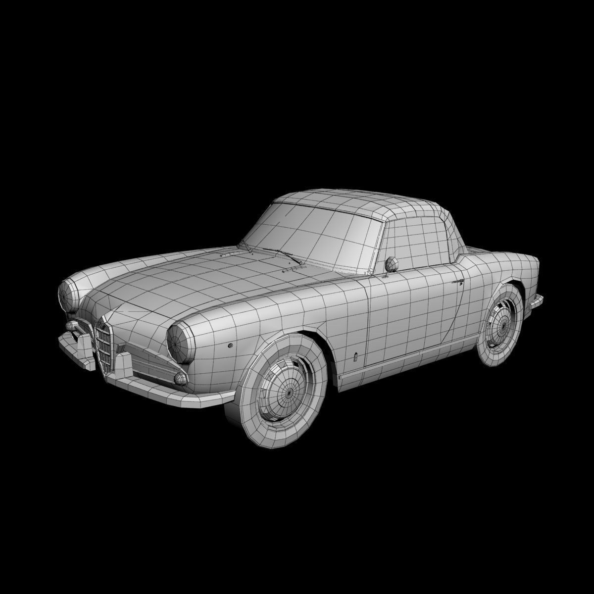 Alfa Romeo Giulietta Spider 3D model_23