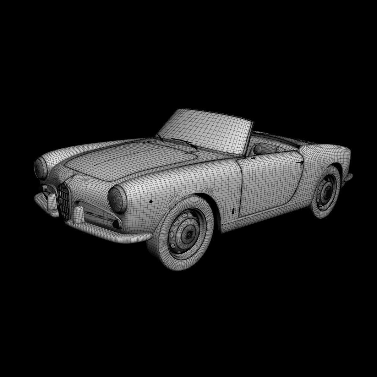 Alfa Romeo Giulietta Spider 3D model_26