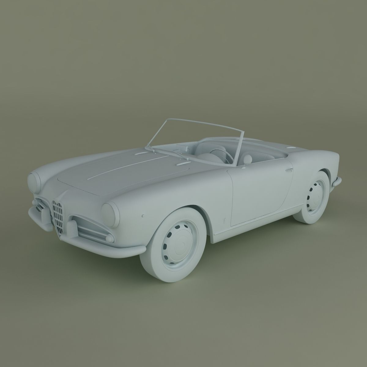Alfa Romeo Giulietta Spider 3D model_9