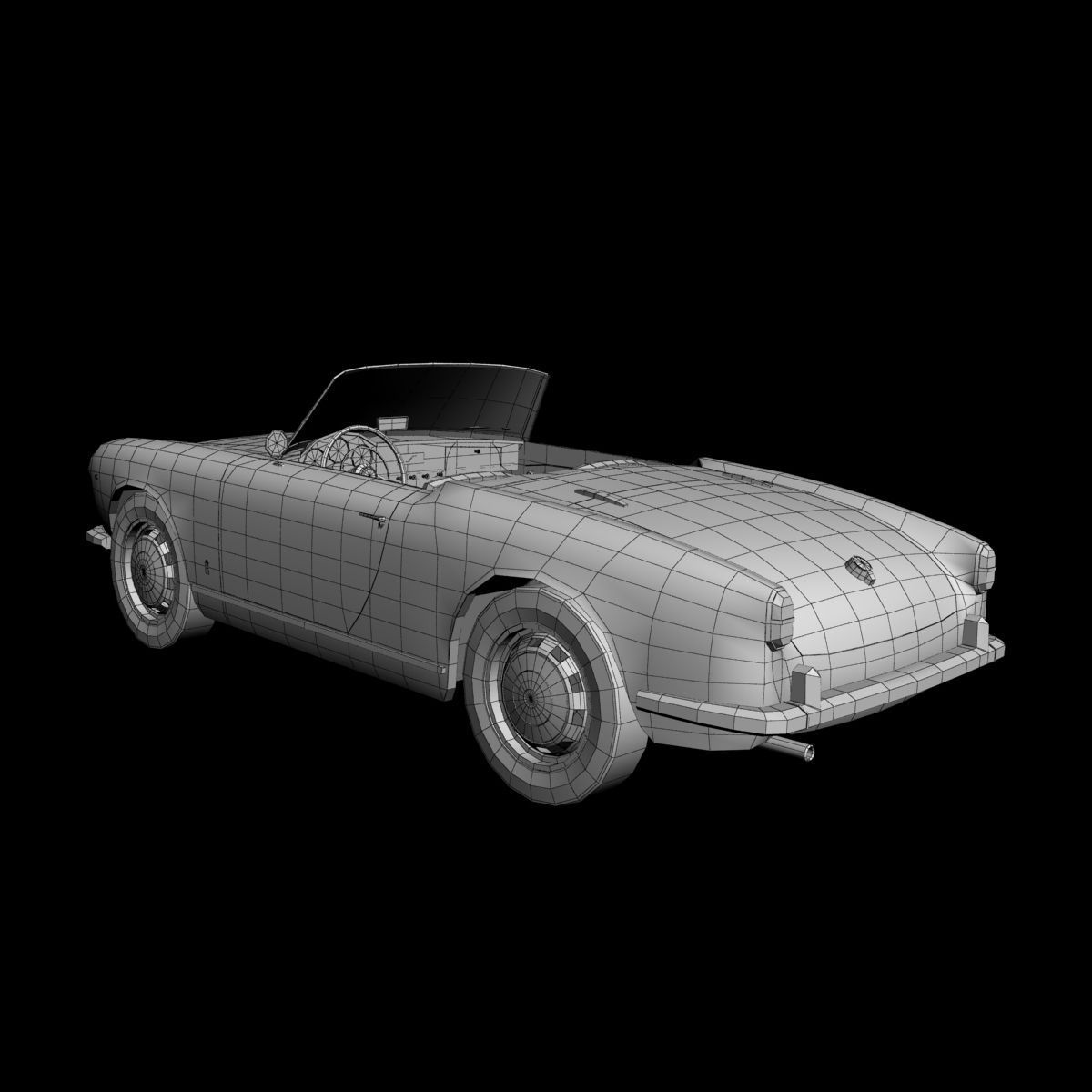 Alfa Romeo Giulietta Spider 3D model_27