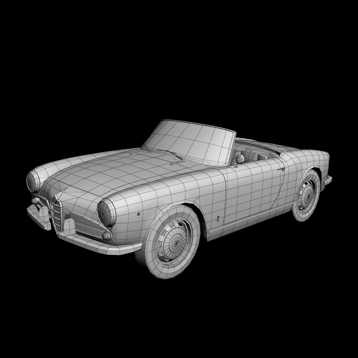 Alfa Romeo Giulietta Spider 3D model_25