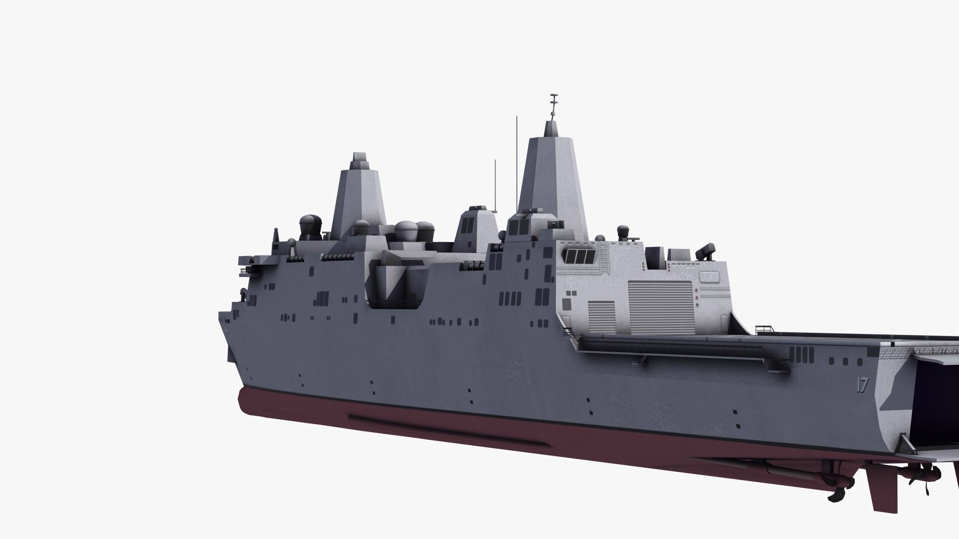 San Antonio LPD Assault Ship 3D model_18