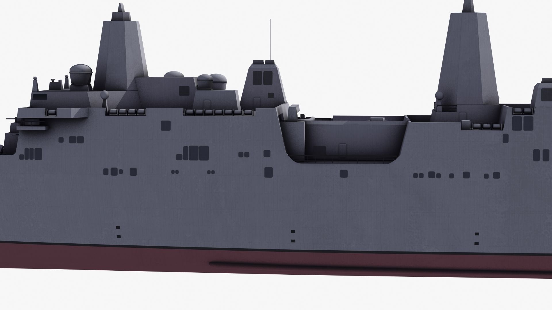 San Antonio LPD Assault Ship 3D model_16