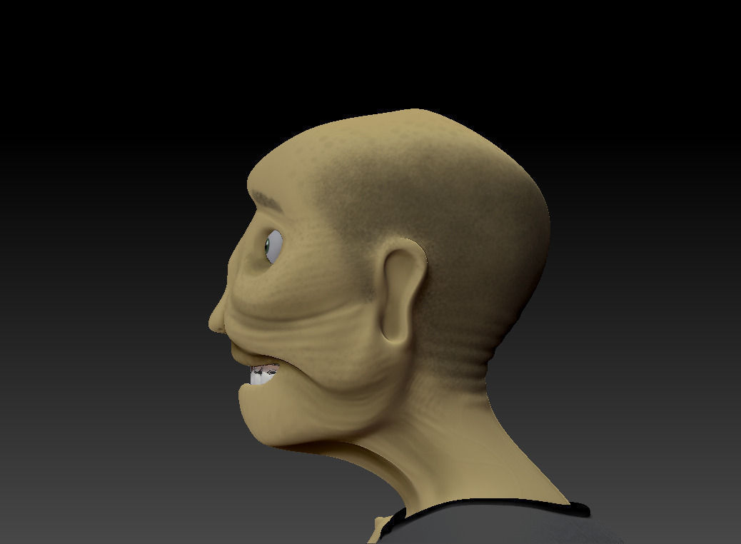 old man 3D model_2