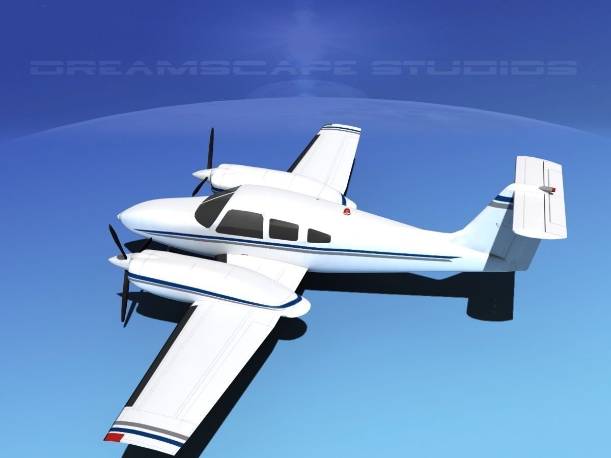 Piper PA-44-180T Turbo Seminole V13 3D model_8