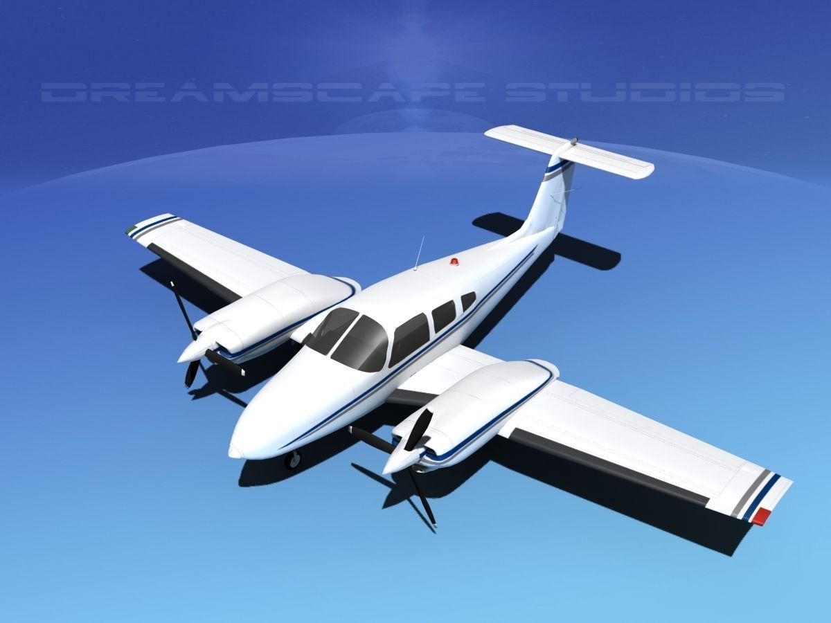 Piper PA-44-180T Turbo Seminole V13 3D model_9