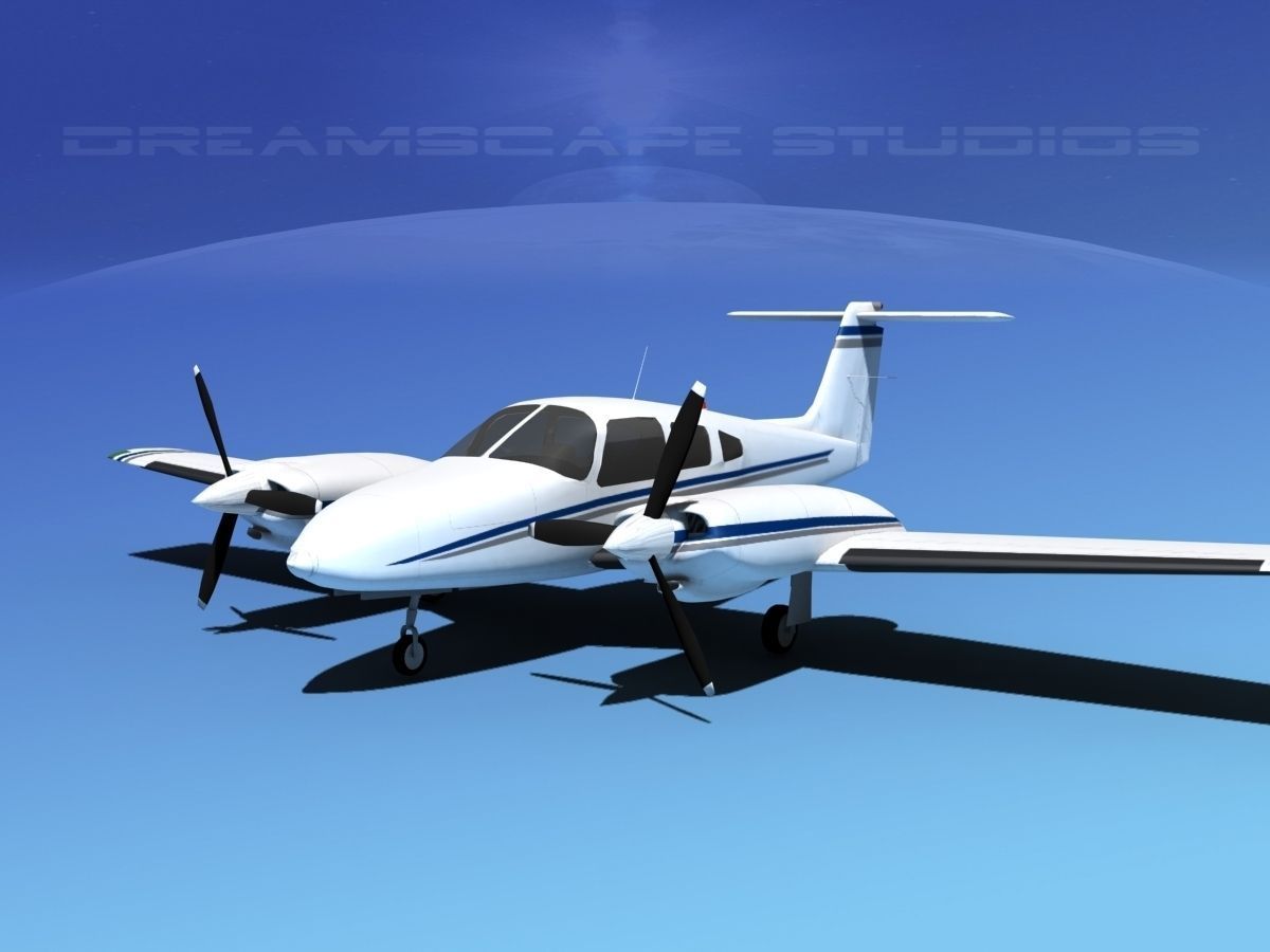 Piper PA-44-180T Turbo Seminole V13 3D model_2