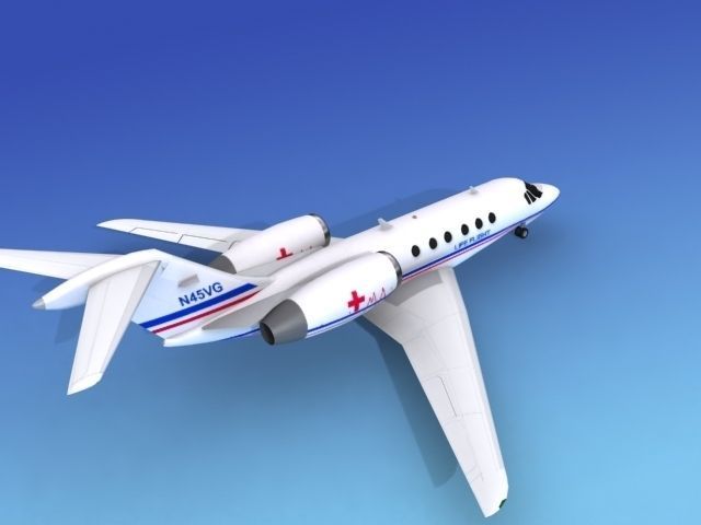 Cessna Citation X Life Flight 3D model_10