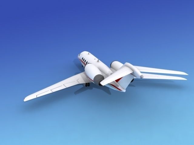 Cessna Citation X V07 3D model_4