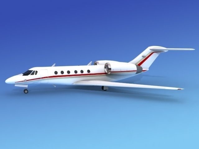 Cessna Citation X V07 3D model_1