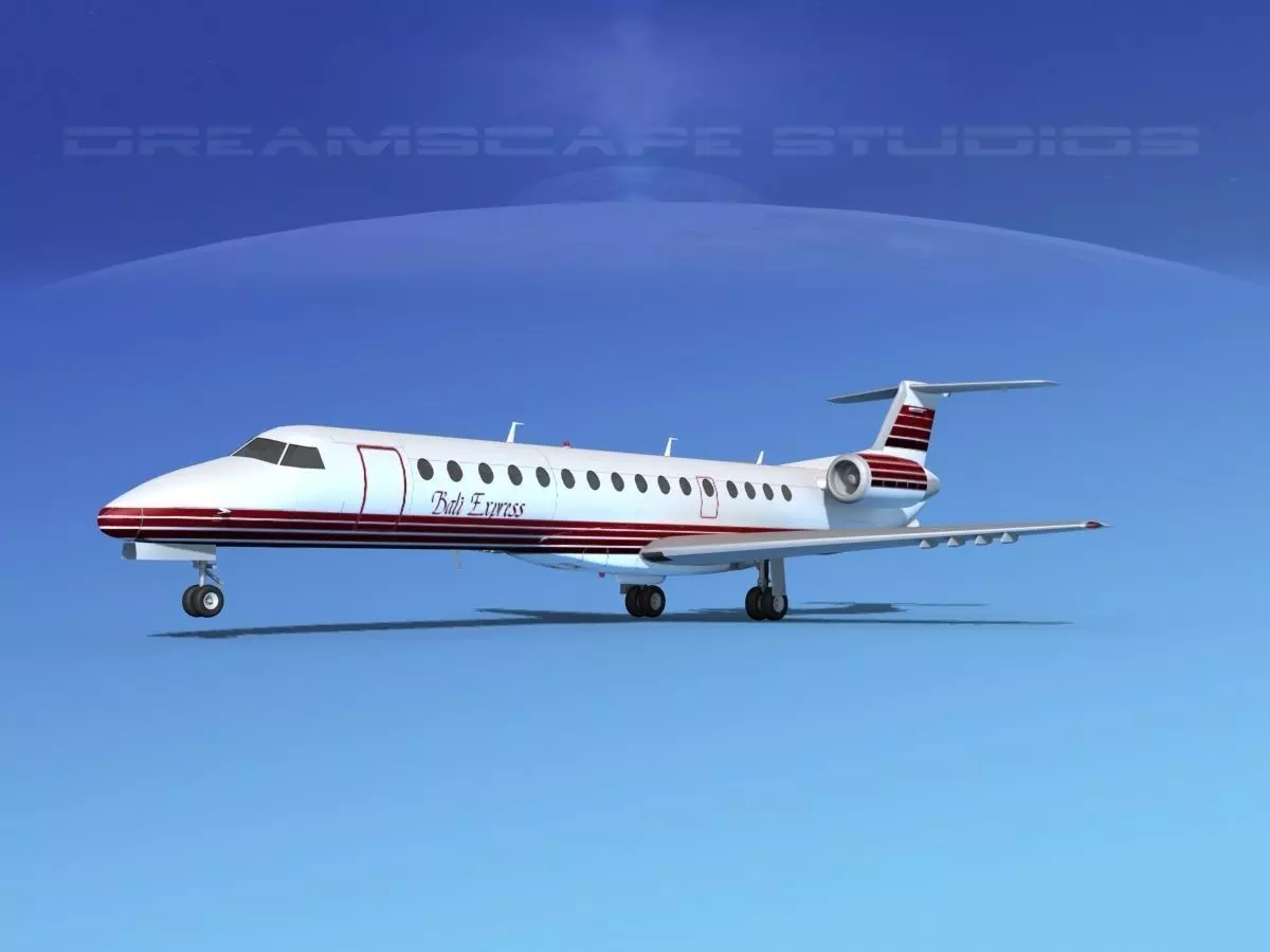 Embraer ERJ-140 Bali Express 3D model