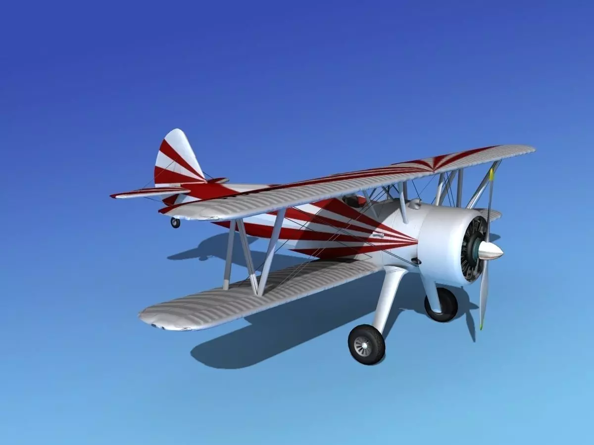Stearman PT-17 Kaydet Sport V14 3D model