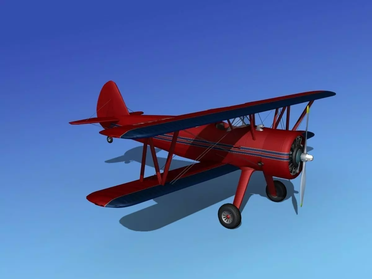 Stearman PT-17 Kaydet Sport V15 3D model