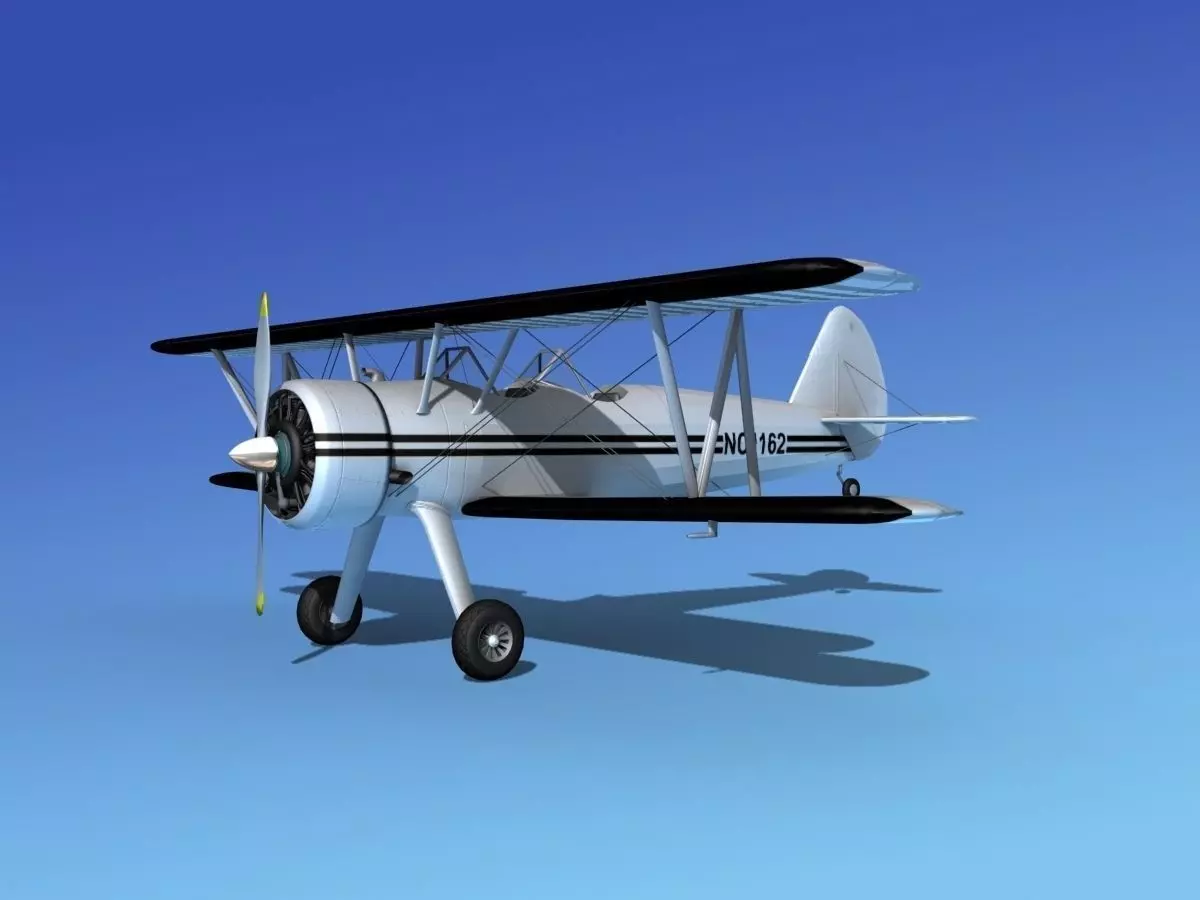 Stearman PT-17 Kaydet Sport V16 3D model