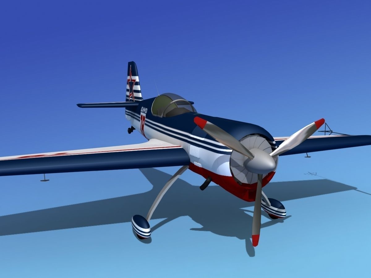Sukhoi SU-26 Aerobat V02 3D model_4