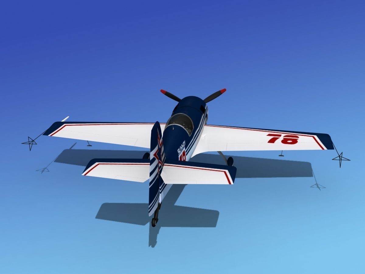 Sukhoi SU-26 Aerobat V02 3D model_8