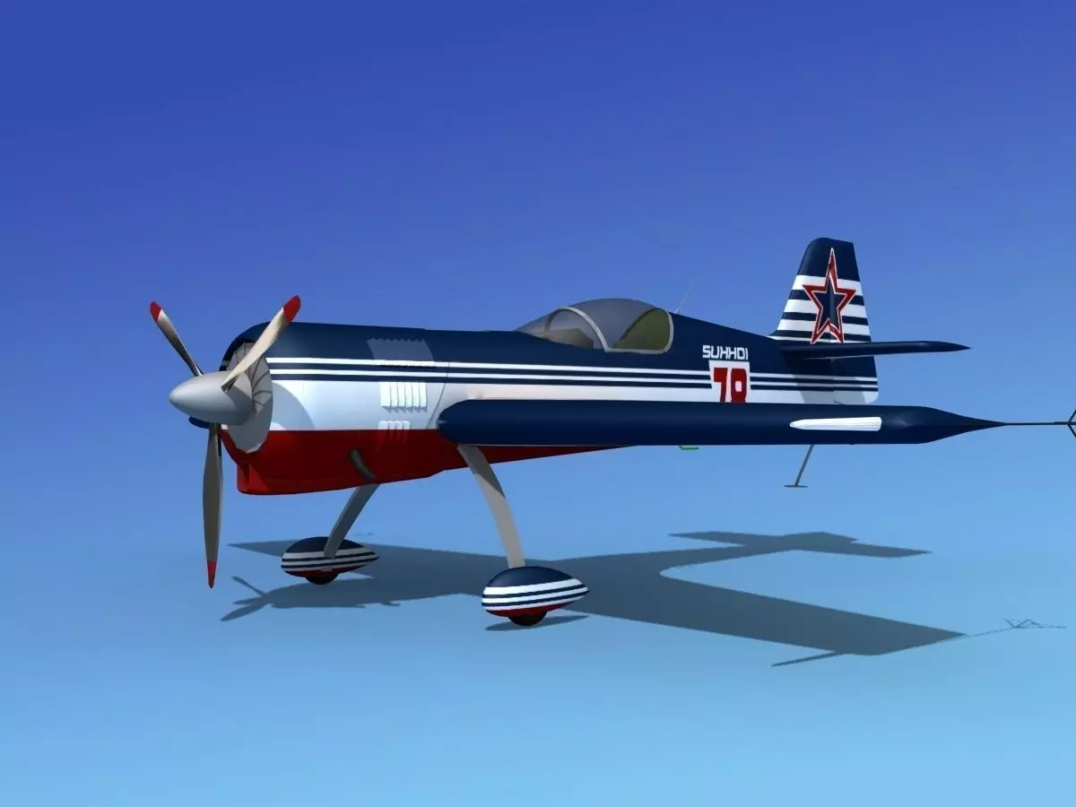 Sukhoi SU-26 Aerobat V02 3D model_0