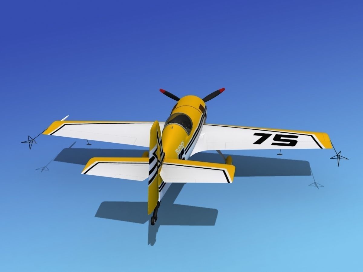 Sukhoi SU-26 Aerobat V04 3D model_6