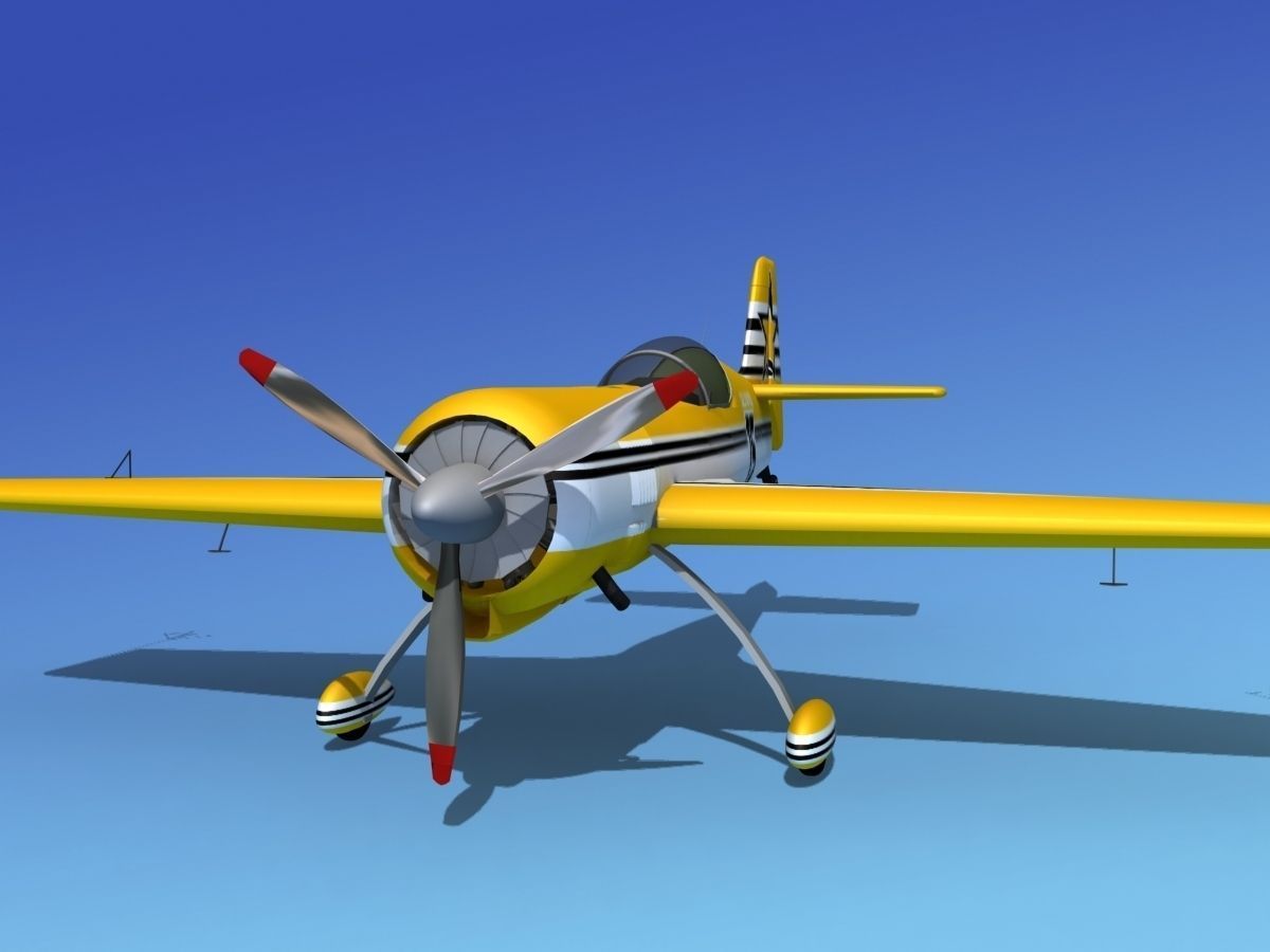 Sukhoi SU-26 Aerobat V04 3D model_1