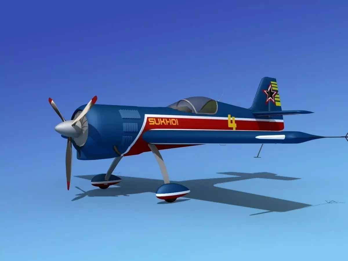 Sukhoi SU-26 Aerobat V06 3D model_0