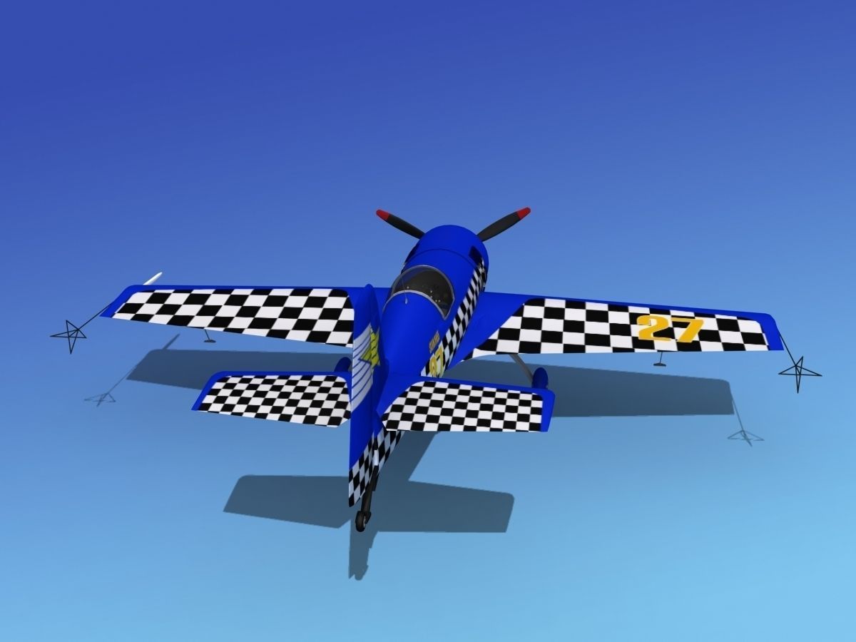 Sukhoi SU-26 Aerobat V09 3D model_8