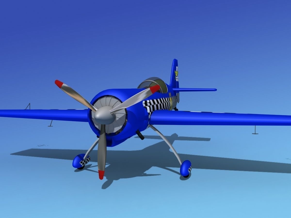 Sukhoi SU-26 Aerobat V09 3D model_3