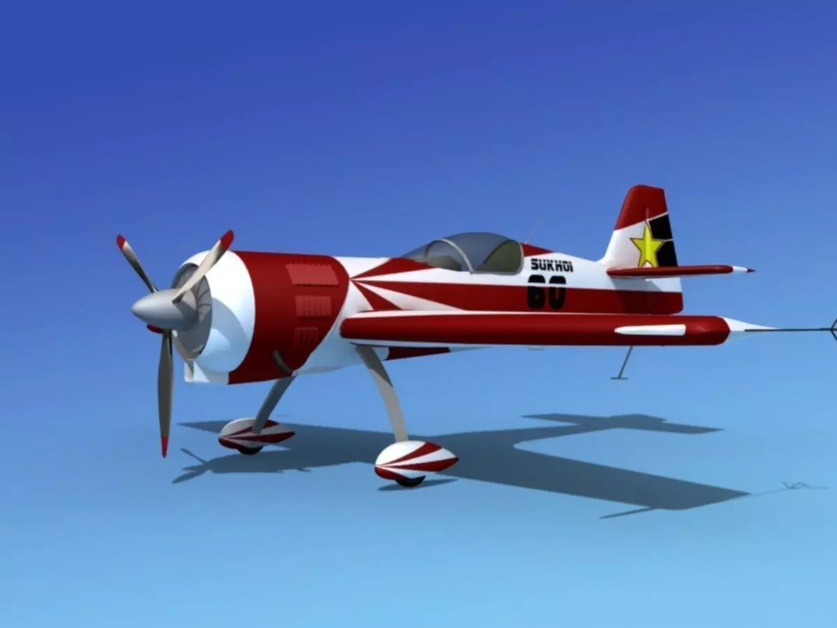 Sukhoi SU-26 Aerobat V12 3D model_0