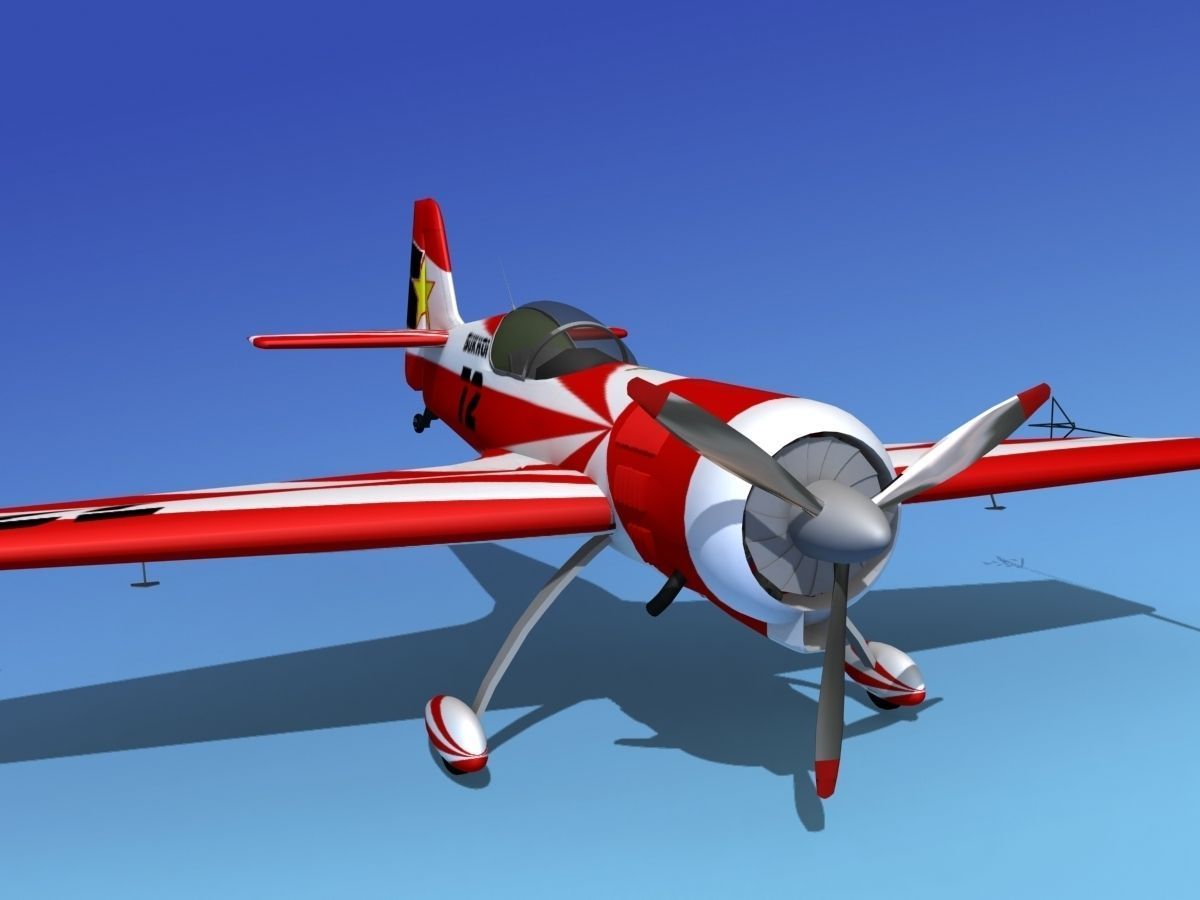 Sukhoi SU-26 Aerobat V13 3D model_3