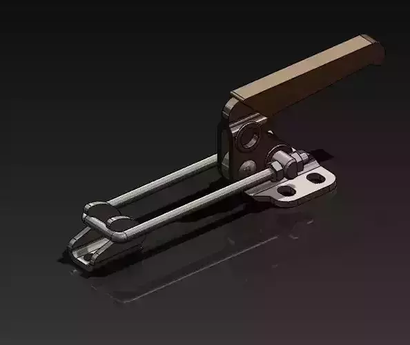 Clamp metal latch