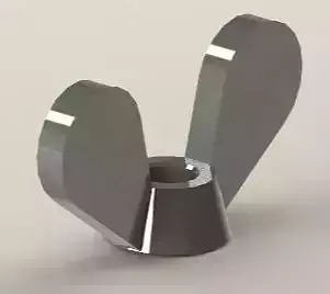 SolidWorks nut 3D model